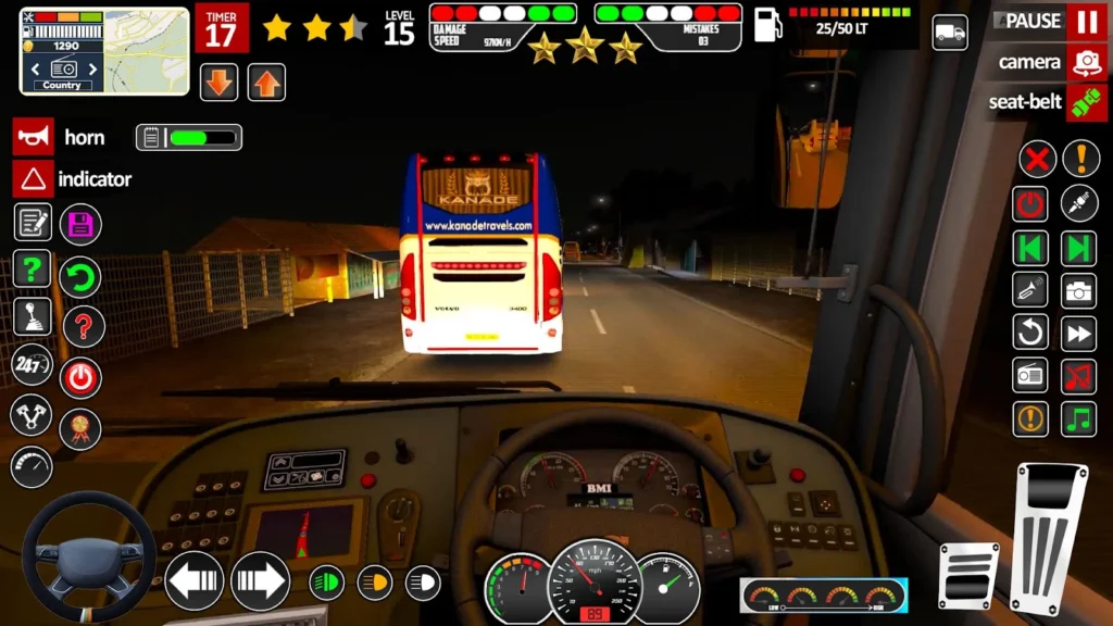 Bus Simulator : Bus Game India gameplay screenshot 1