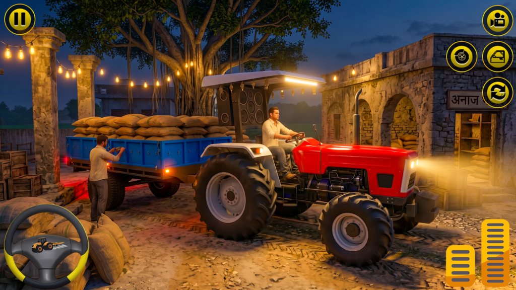 Cargo Tractor Driving Game 3D gameplay screenshot 1
