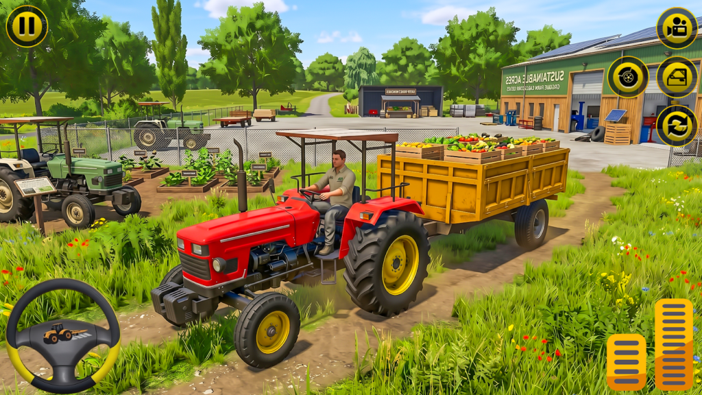 Cargo Tractor Driving Game 3D gameplay screenshot 3