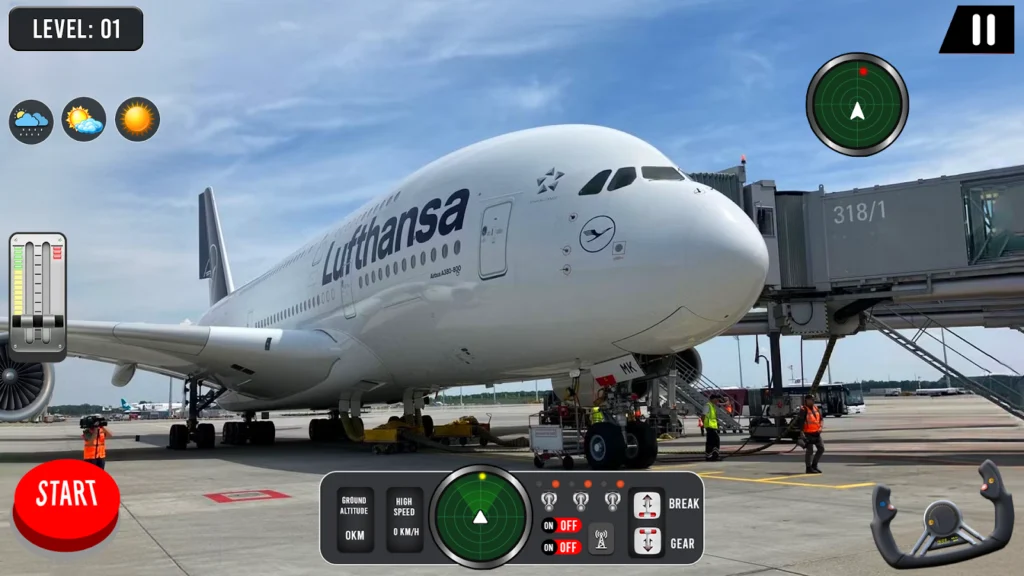 City Airplane Flight Simulator gameplay screenshot 2