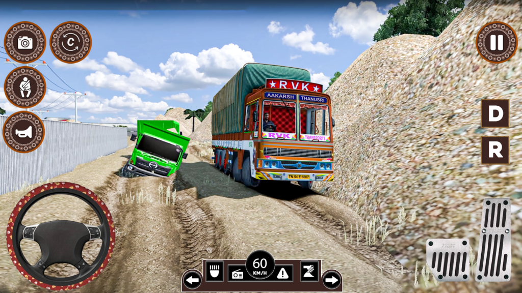 Indian Lorry Truck Driving 3d gameplay screenshot 1