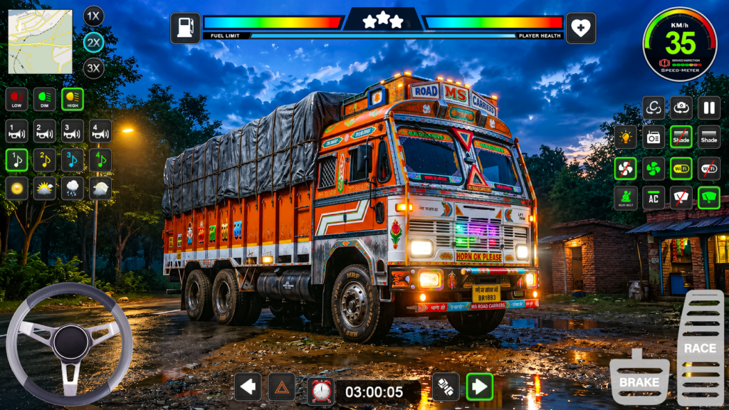 Indian Offroad Cargo Truck 3D gameplay screenshot 1