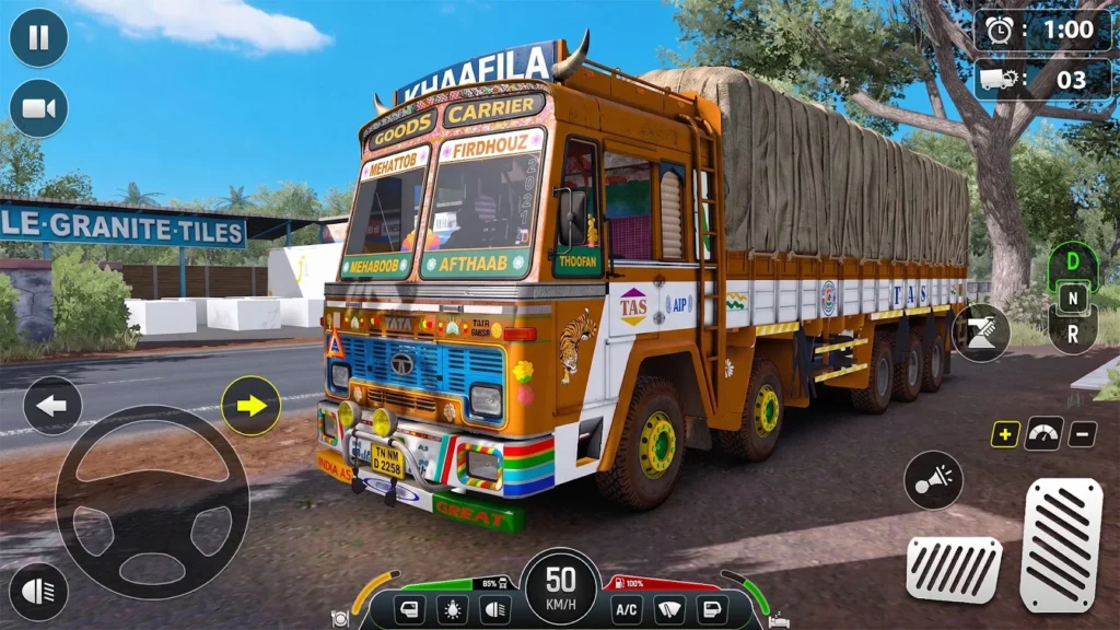 Indian Truck Driving Simulator gameplay screenshot 1