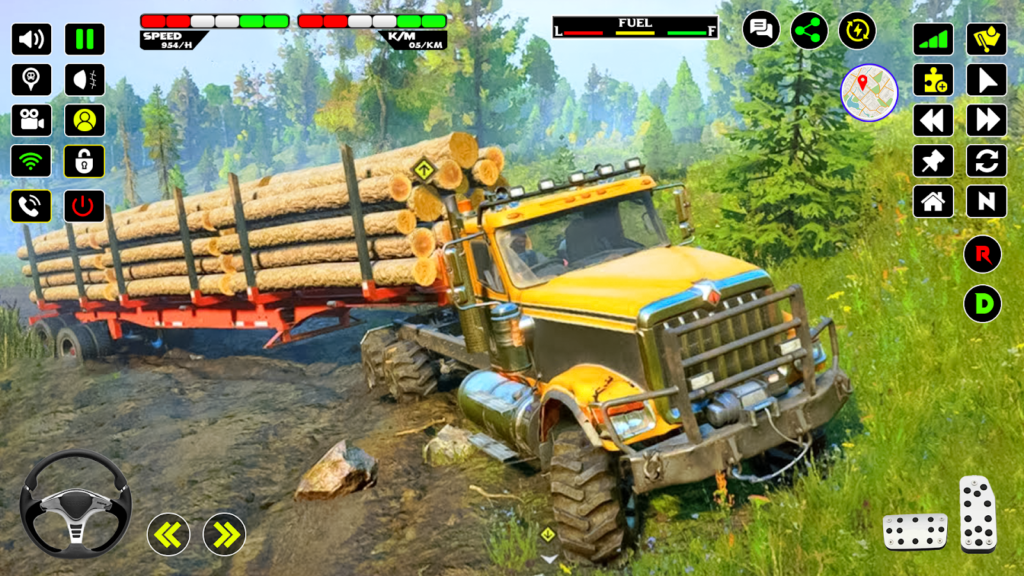 Mud Truck Offroad Games 3D gameplay screenshot 3