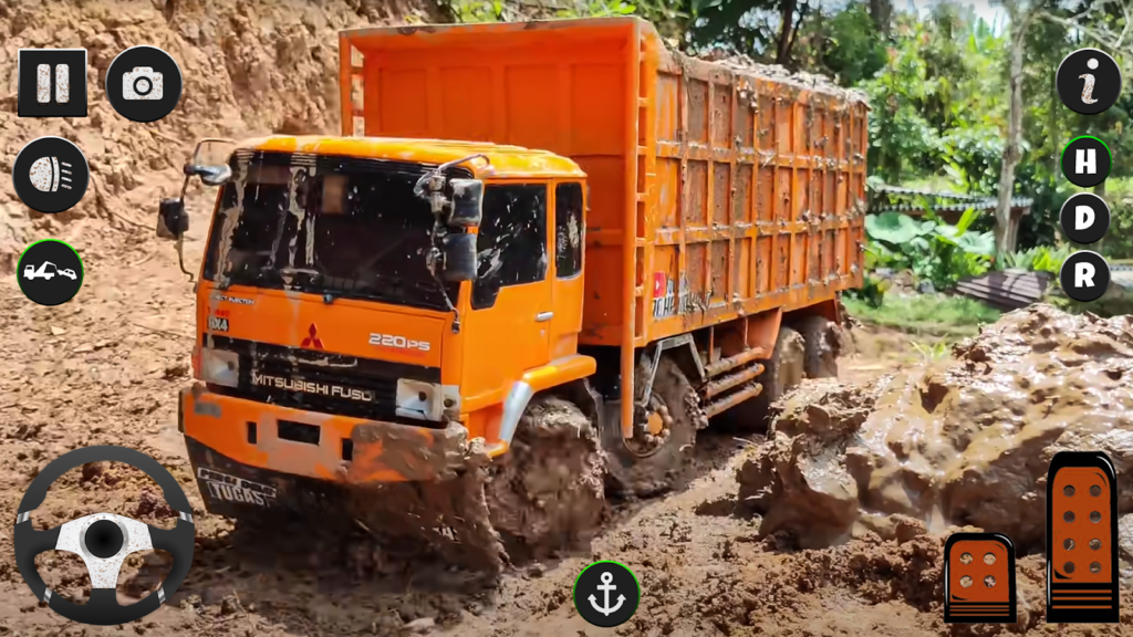 Offroad Mud Cargo Truck Driver gameplay screenshot 1