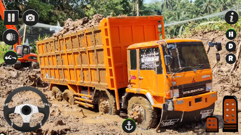 Offroad Mud Cargo Truck Driver gameplay screenshot 2