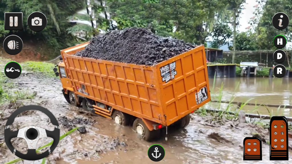 Offroad Mud Cargo Truck Driver gameplay screenshot 3