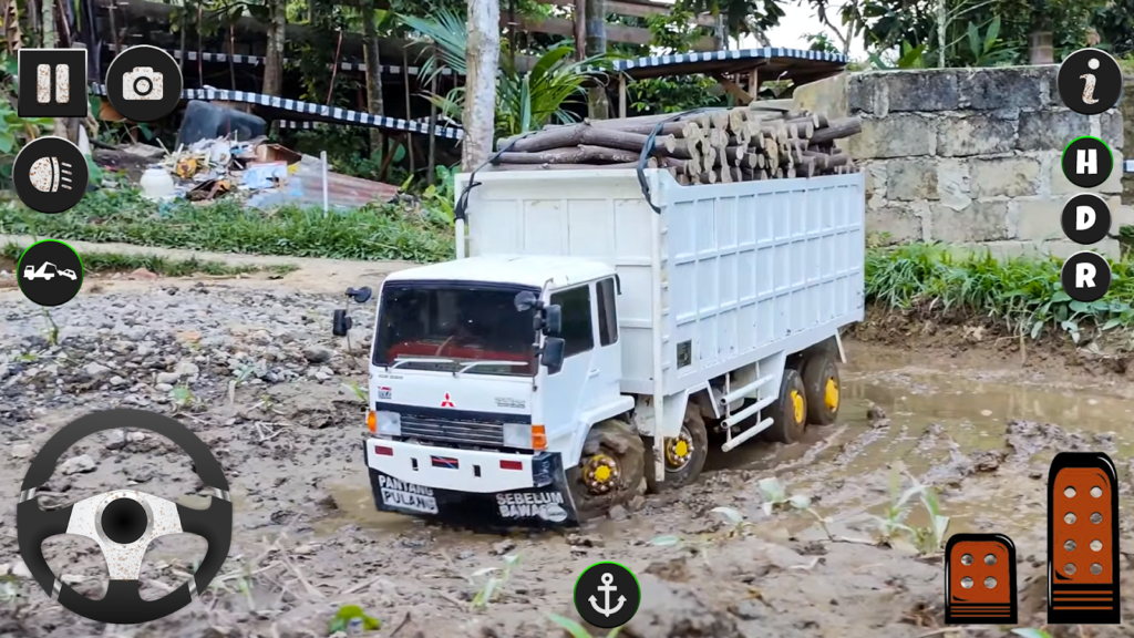 Offroad Mud Cargo Truck Driver gameplay screenshot 5