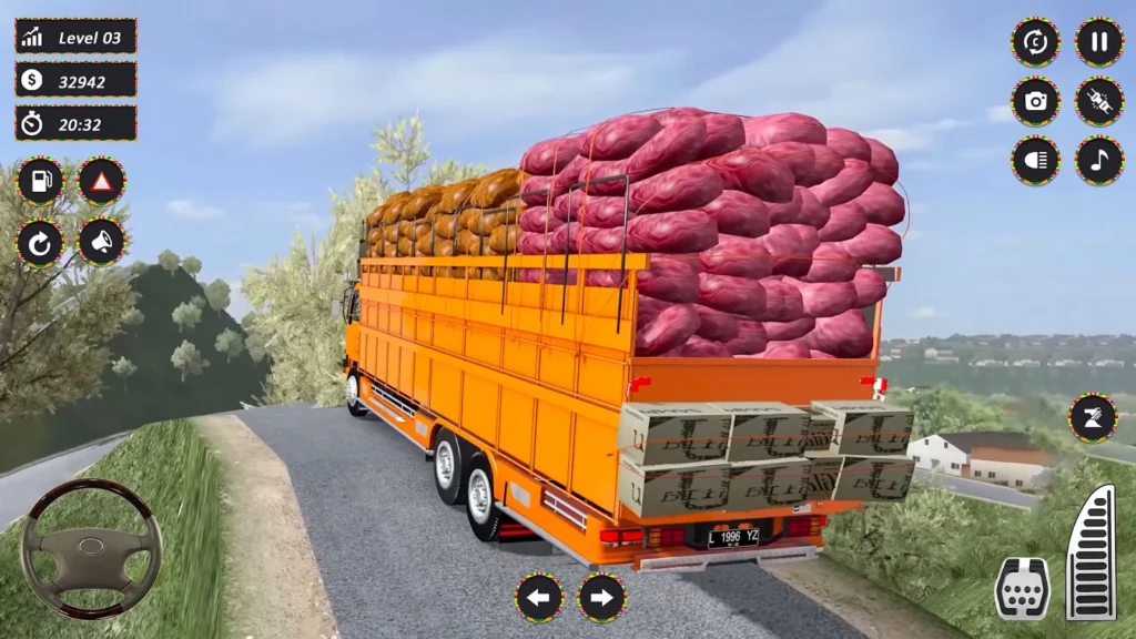 Real Indian Truck Driving 3D gameplay screenshot 2